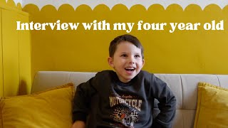 INTERVIEW WITH MY FOUR YEAR OLD ~ 2023 by Nicole Blanchard - Vlogs ~ Motherhood ~ Lifestyle 48 views 3 months ago 6 minutes, 33 seconds