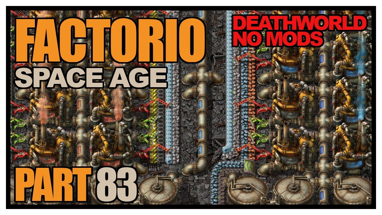 Factorio Space Age - Episode 83 - Hull breach! (Deathworld, no mods ...