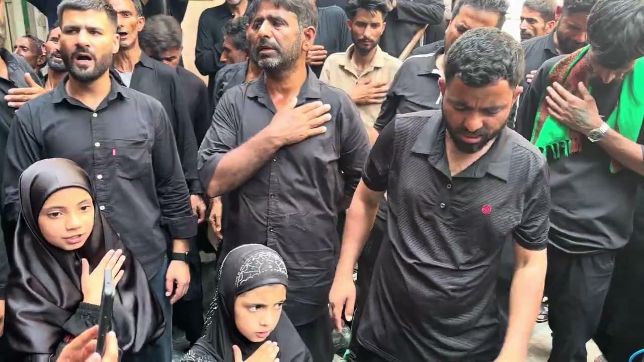 Wade Fatima e Zehra pyomut chuham sar e rah Kashmiri Nowha 2025 Akhoon Mohalla Dal