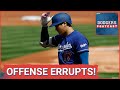 DODGERS POSTCAST: The Dodgers bats including the TOP OF THE LINEUP, BREAKOUT! posting double digits