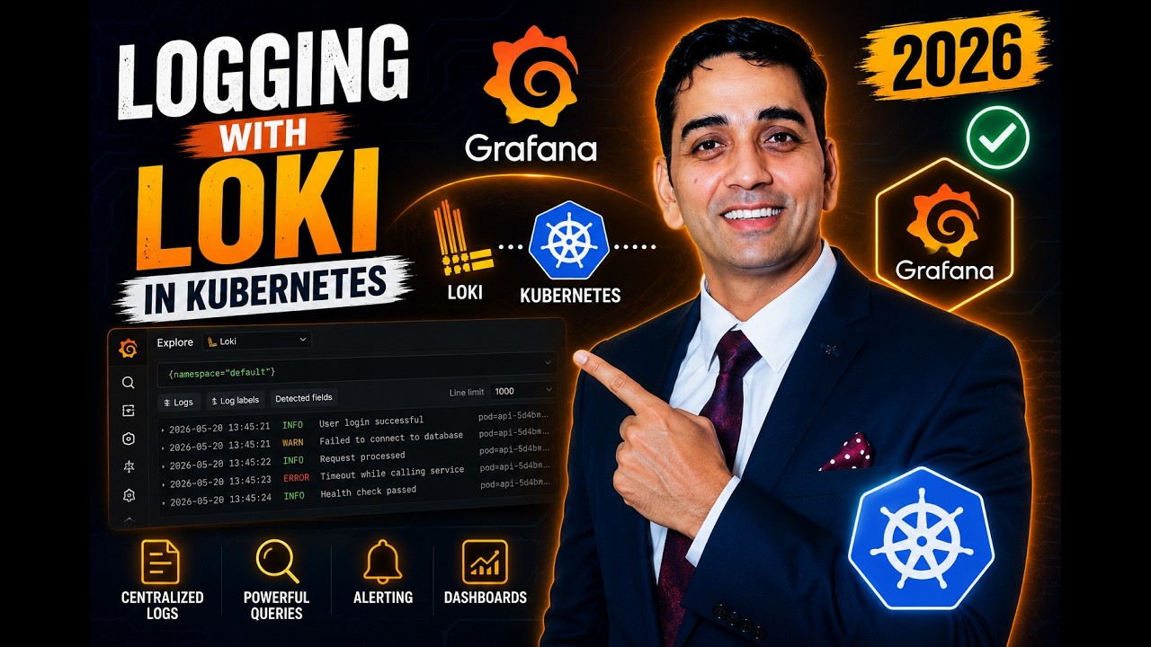 Kubernetes Logging with Loki & Grafana 🔥 (Complete Beginner to Pro ...