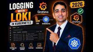 Kubernetes Logging with Loki & Grafana 🔥 (Complete Beginner to Pro Guide)