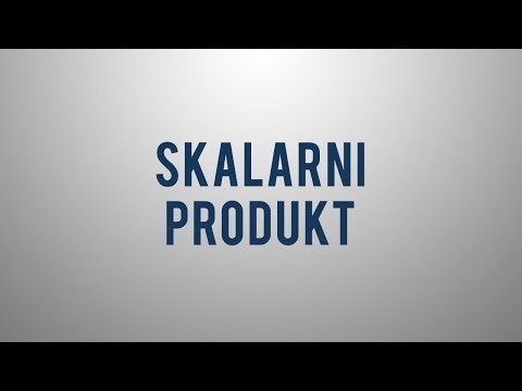 Video: Kaj Je Skalar