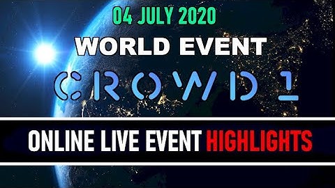 Crowd 1 - Super Online World Event [Highlights] (04 July 2020)