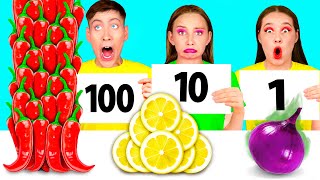 100 개의 음식 층 | 굉장해주방 트릭 HAHANOM Challenge