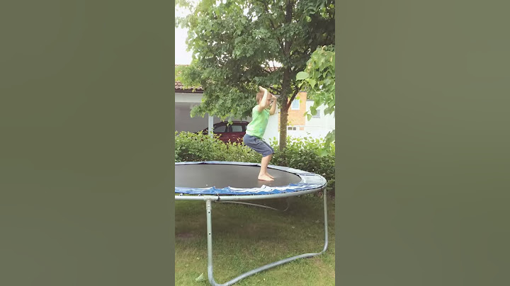 Ramlade nästan av studsmattan!!👌🏻😎😂😅
