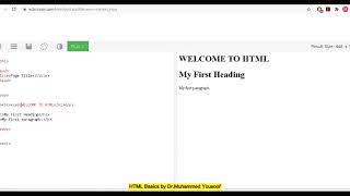 Creating programs in HTML using W3 schools editor screenshot 1