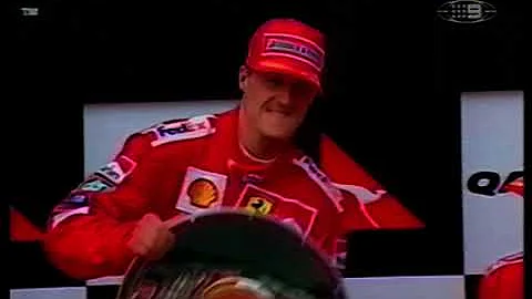 2001 Fornula 1 grand prix end of Nine Network coverage