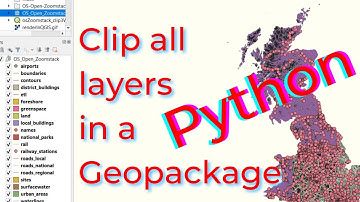 Clip all layers in a geopackage with Python and QGIS - 03 | burdGIS