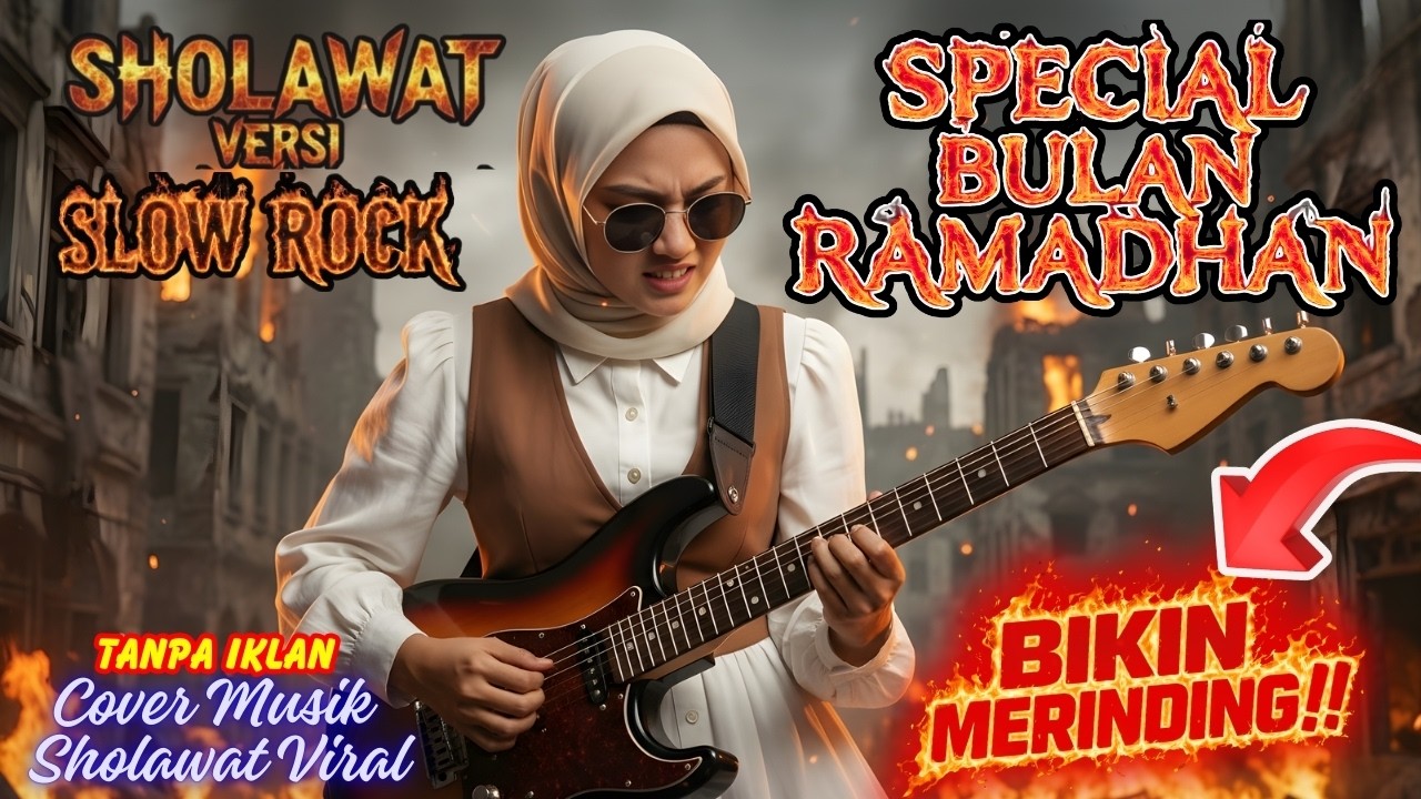 🛑 FULL ALBUM SHOLAWAT PEMBUKA REZEKI, COVER VERSI SLOW ROCK 💥 SPESIAL BULAN RAMADHAN 2026 ‼️