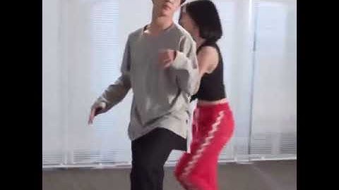 BTS and ITZY Behind the scene - Jimin and Ryujin