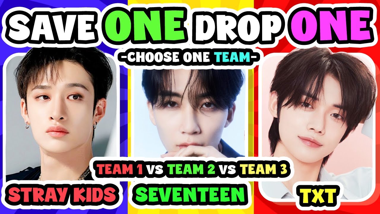 😍SAVE ONE KPOP SONG TEAM [SAVE ONE DROP ONE]  -  KPOP GAMES 2024