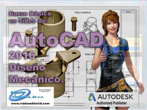 AutoCAD 2016 Tutorial en Español | Curso Basico de Diseño Mecanico