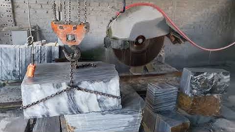 Thăm quan xưởng xẻ đá tự nhiên| Máy xẻ các loại đá núi thiên nhiên