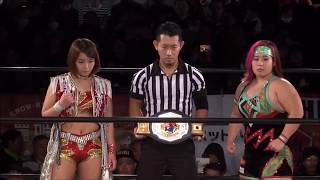 2019-01-06 Chihiro Hashimoto (c) vs Sareee — Sendai Girls World Title