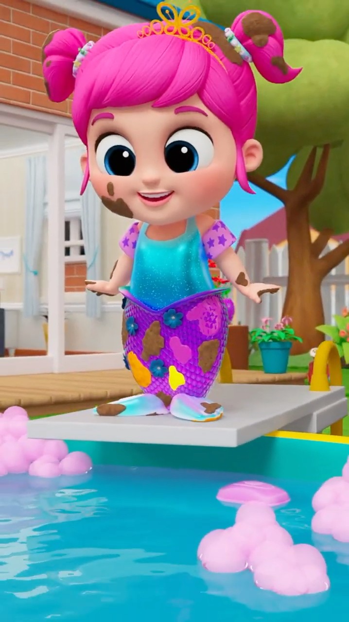 ? Mermaid Bath! Pirate Family Chase ? #nurseryrhymes #jill #swimming