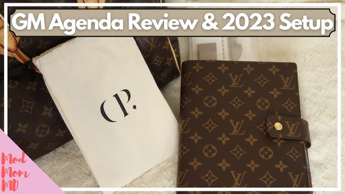 FITS Louis Vuitton GM Large Agenda Tabbed Gold 2023 Refill Insert