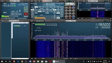 African Pathways Radio B18 frequency 11965 Khz English Shortwave on SDRPLAY RSP1A SDR Receiver