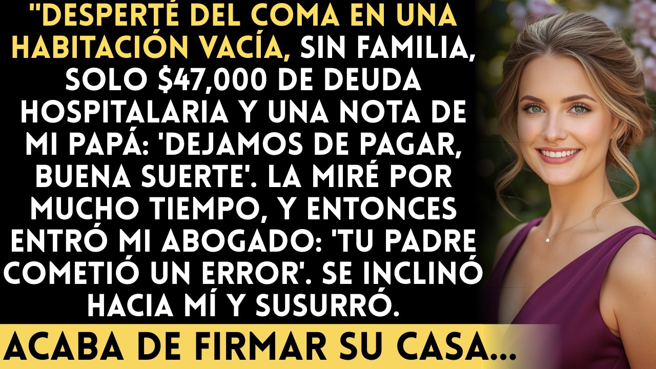 Mi papá me dejó con $47,000 de deuda hospitalaria después de que casi muero —y luego mi abogado…'
