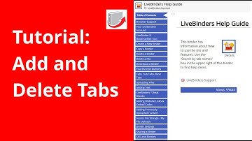 Digital Binders: Add and Delete Tabs