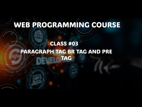 HTML Paragraphs, Line Breaks, Horizontal Rule, and Preformatted Text