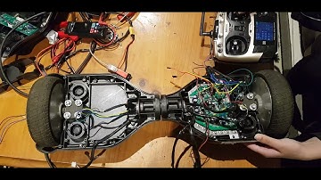 Hoverboard motors radio controlled PPM signals  for lawnmower project