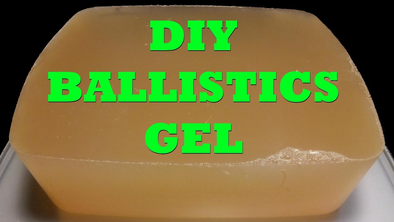 How to Make Ballistics Gel 