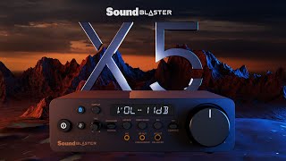 Sound Blaster X5 - Hi-res External Dual DAC USB Sound Card