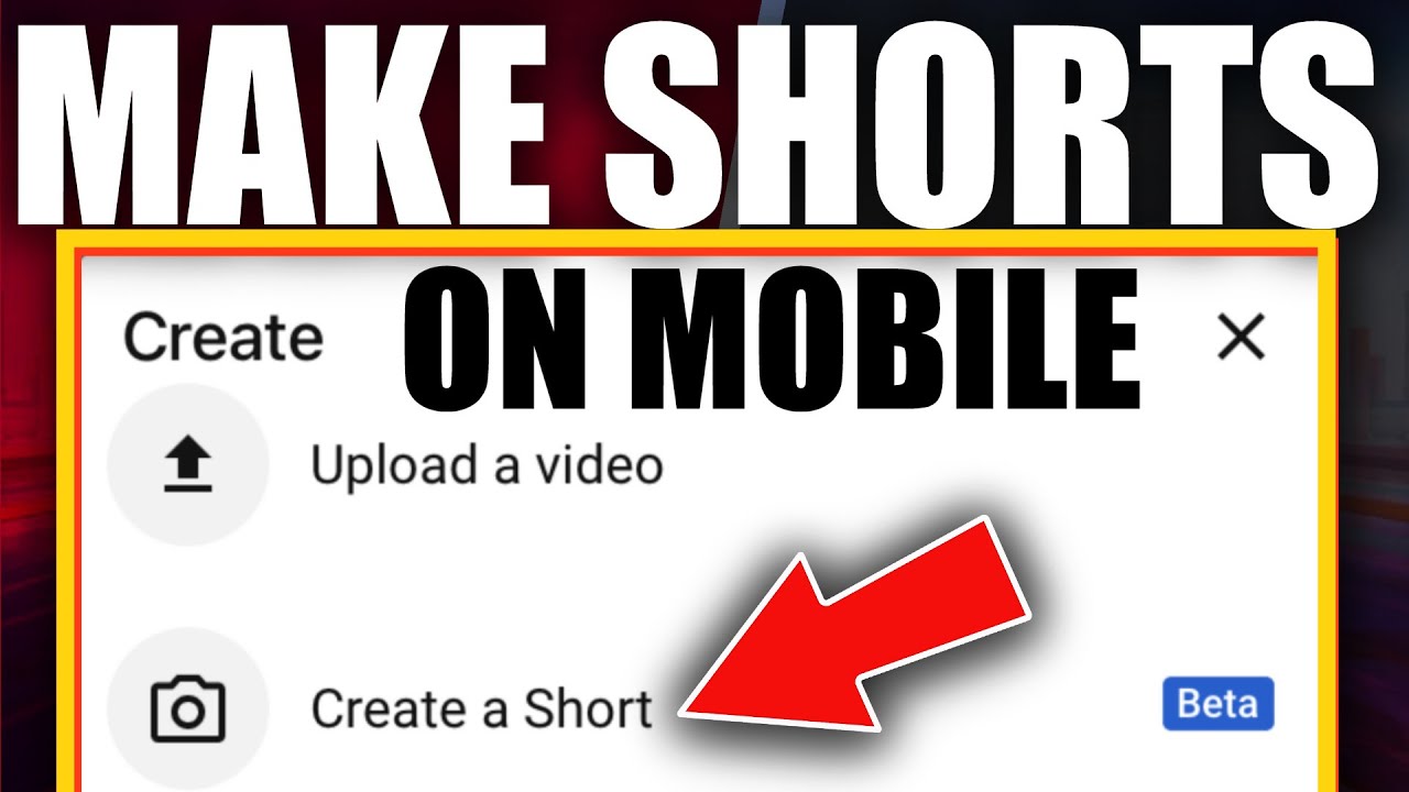 How To Make YouTube Shorts on Mobile [FULL TUTORIAL] - YouTube