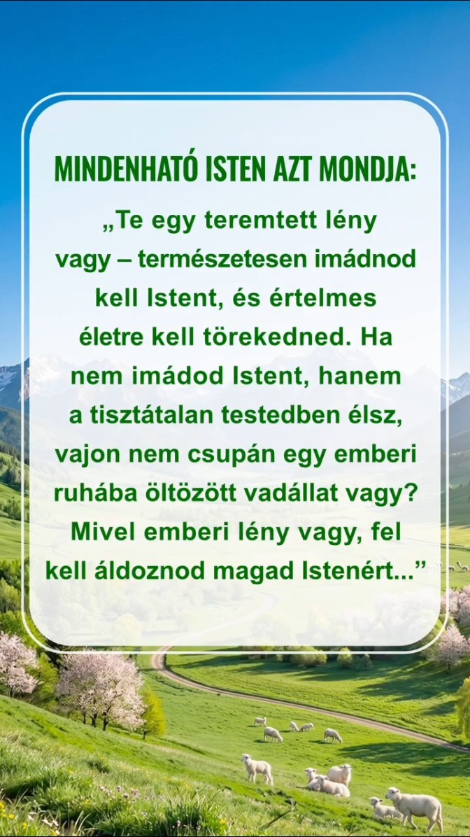 Isten azt akarja, hogy csendben olvassuk el a szavainak ezt a szakaszát