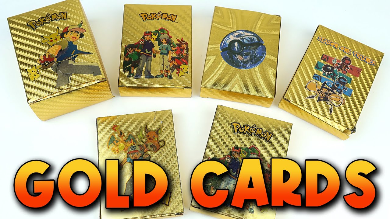 Gold Pokemon Cards Collection!  The Best & Rarest Pokmon Cards Ever?