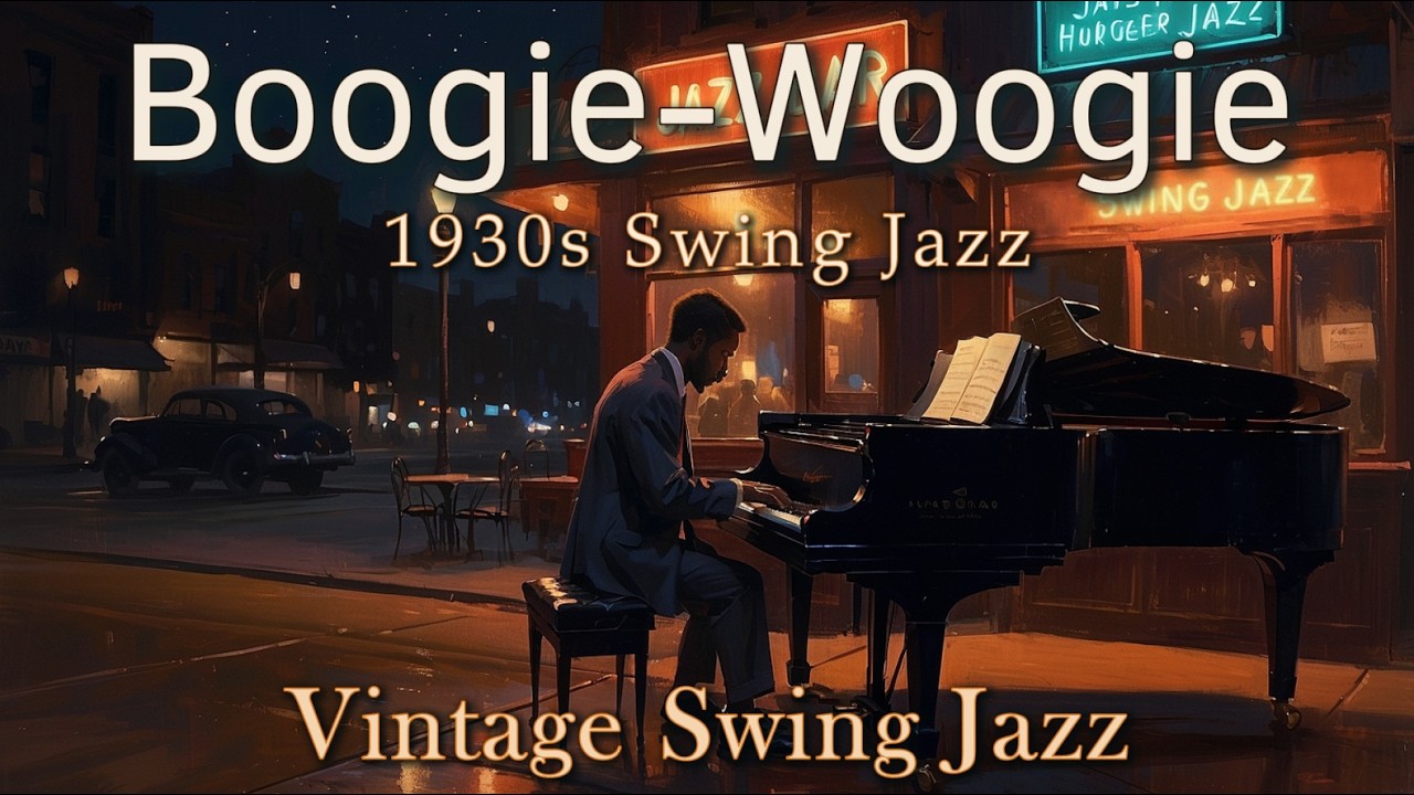Boogie-Woogie 1930s Swing Jazz✨[Piano-centric, with Band