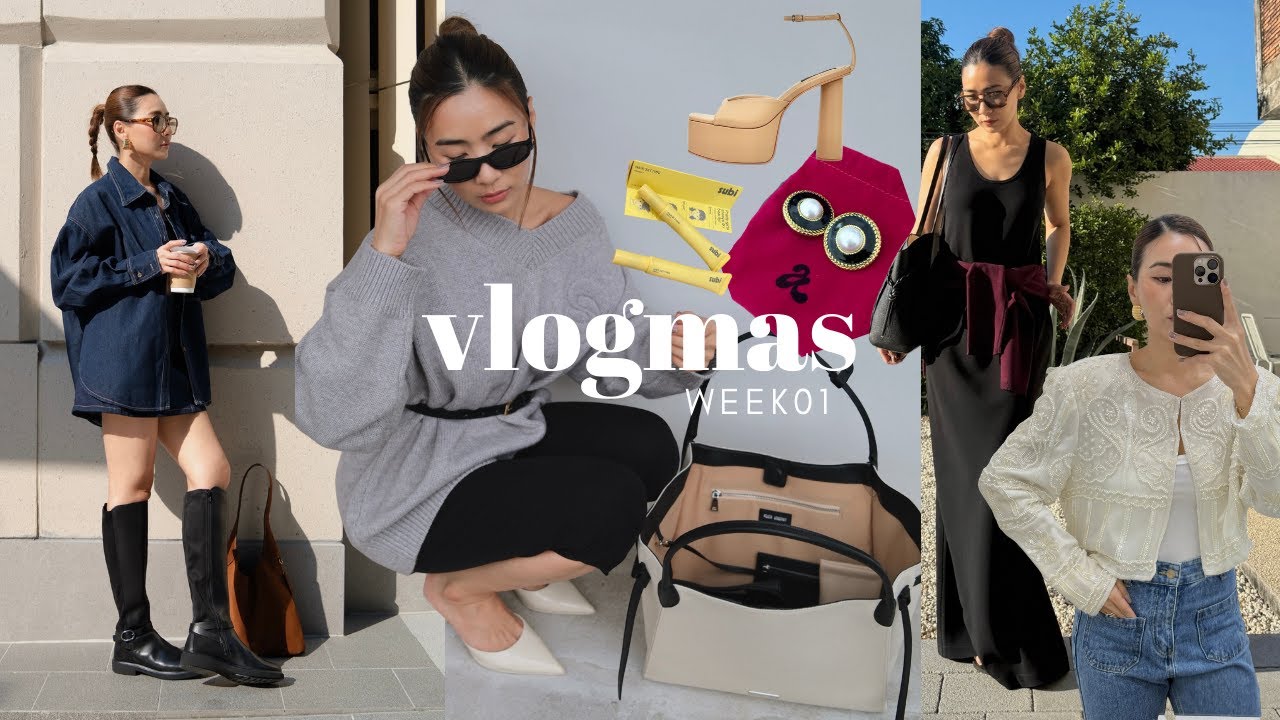 VLOGMAS 01🎄แต่งตัวไปไหนอาทิตย์นี้ แชร์ของใช้แล้วชอบ | WEARTOWORKSTYLE