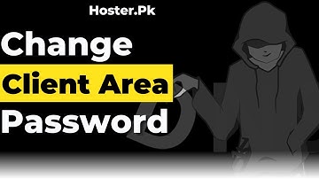 19 - How To Change Password in Client Area Hoster.Pk
