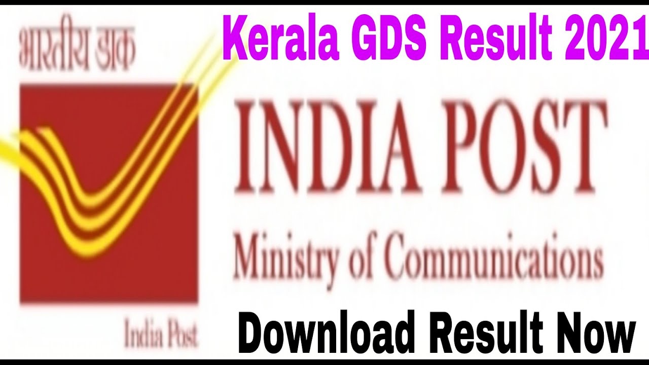 India Post  GDS Kerala Result 2021, Download Now