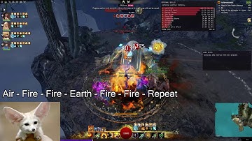 Gw2: [qT] Experimental Weaver Staff Rotation