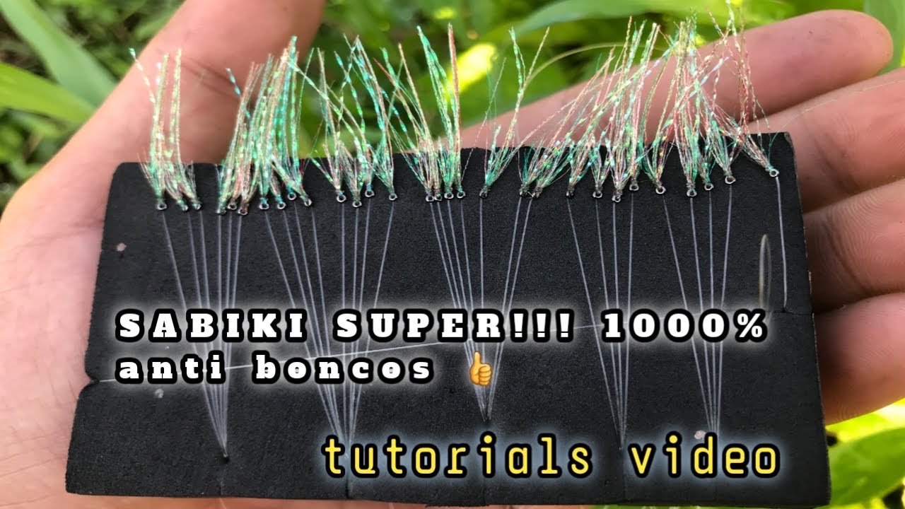 Tutorial cara buat umpan sabiki yang benar dan jelas di jamin amis