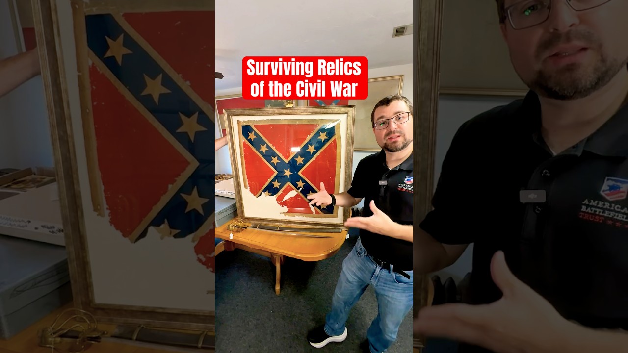 J. E. B. Stuart’s camp flag made by his wife and daughter