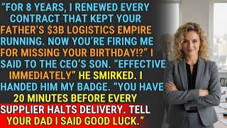 Fired for Missing a Birthday, I Froze a $3B Logistics Empire