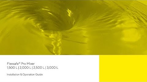 Flexsafe Pro Mixer Large Volume Tutorial Video [EN]