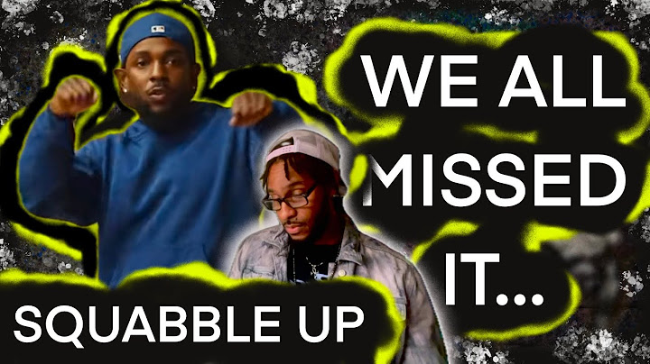 THE THING EVERYBODY MISSED…. KENDRICK LAMAR. SQUABBLE UP - (EXPLAINED) #breakdown