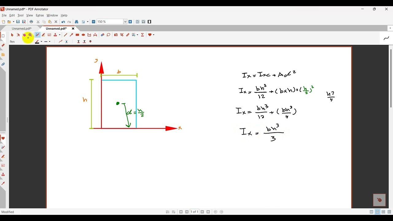 ميكانيك هندسي محاضرة 13 عزم قصور ذاتي