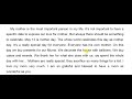 لغة إنجليزية للصف الثالث الإعدادى براجراف عن عيد الأم  