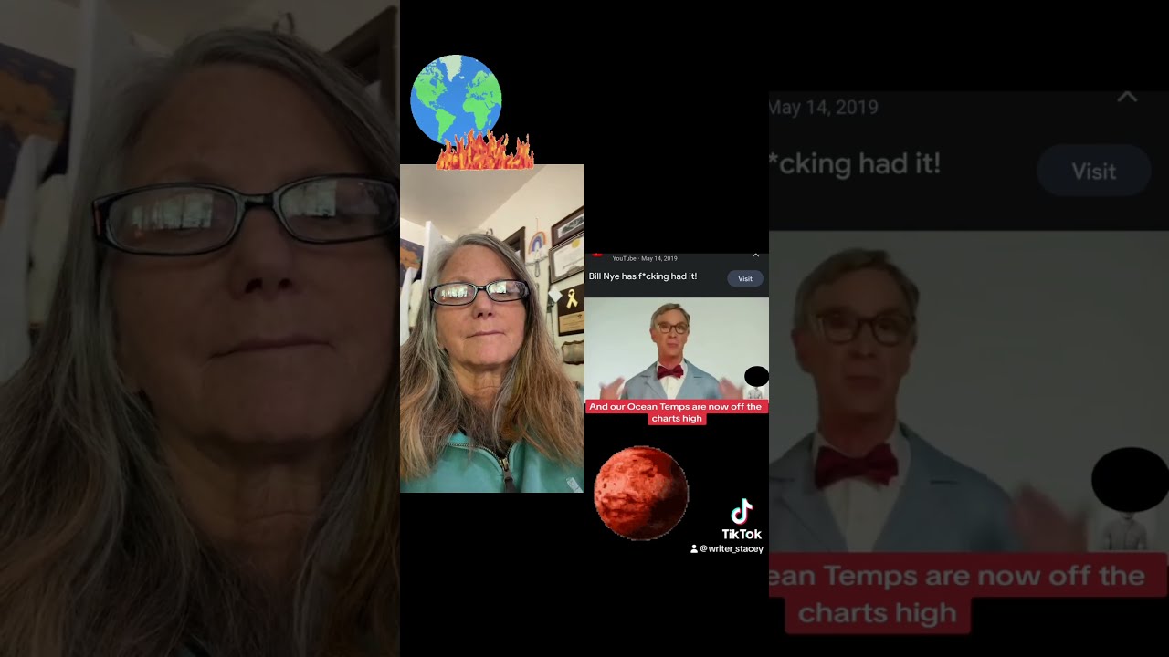 Earth Is On Fire Bill NYE Science Guy California Funny Truth