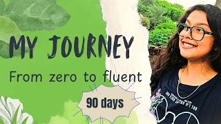 “Zero to Fluent in 90 Days 😲 My English Journey”. #english #journey #confidentspeaker #zerotohero 
