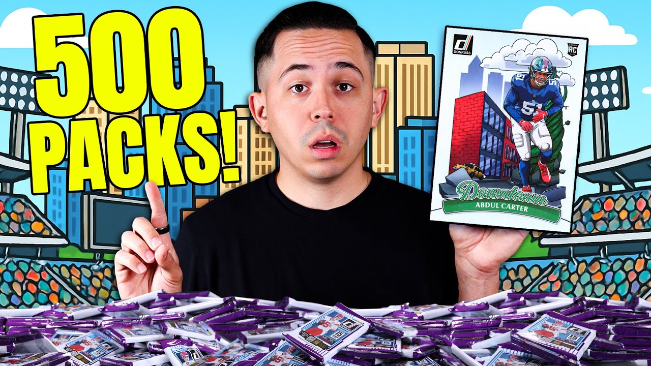 How Many DOWNTOWNS Can I Pull From 500 PACKS Of Donruss? 🏙️ *Biggest Rip I’ve Ever Done!*