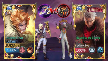 FINALLY!!😱 GLOBAL LUKAS VS GLOBAL YU ZHONG IN EXPLANE | BEAST LIGHT AGAINST BLACK DRAGON! | MLBB