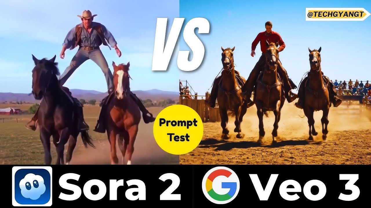 Sora 2 vs Veo 3: The AI Video War Has Begun (Prompt Test) - YouTube