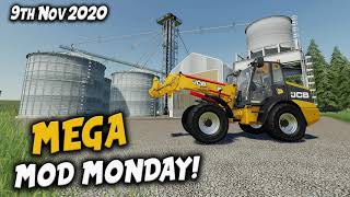 NEW MODS / MEGA MOD MONDAY / Farming Simulator 19 PS4 FS19 (Review) 9th Nov 2020.