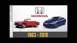 Evolution of Honda cars